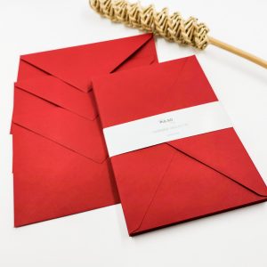 Farebné obálky C6 „RED COLOR“