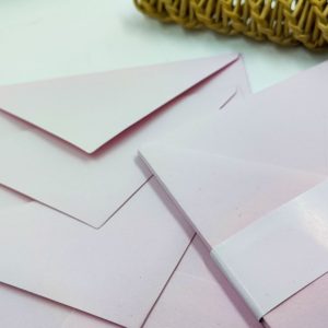 Farebné obálky C6 „PASTEL PINK“